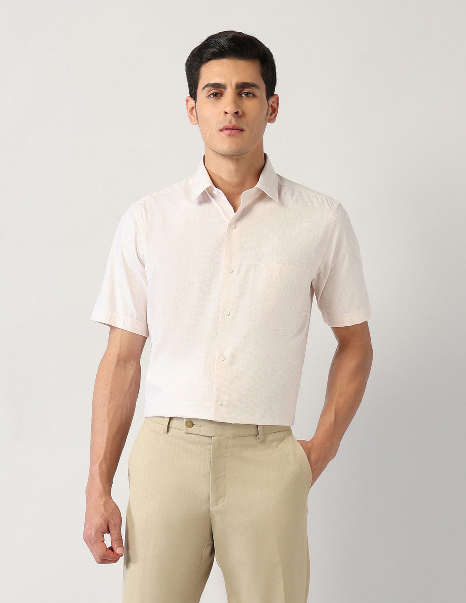 Arrow Liberty Classic Fit Textured Shirt