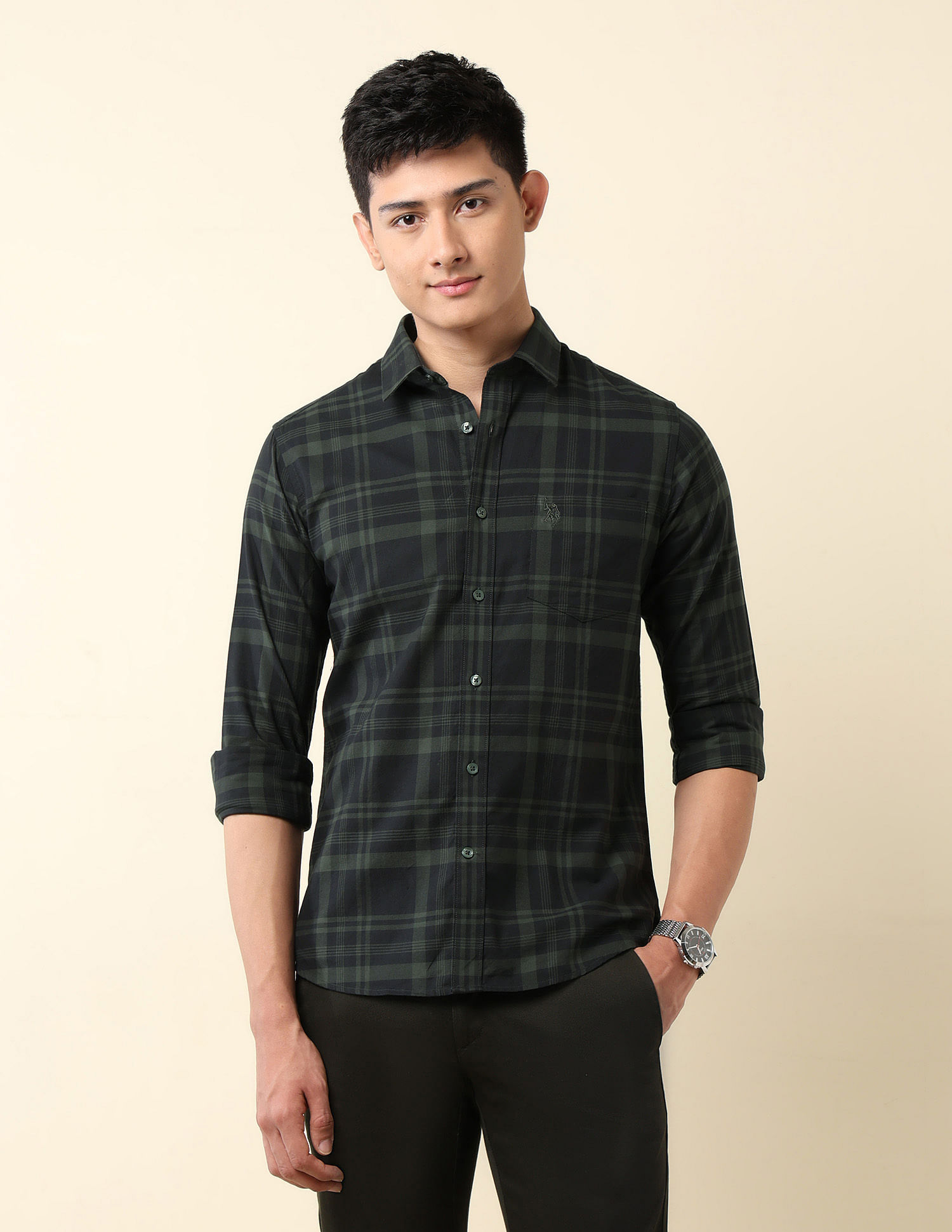 U.S. Polo Assn. Pure Cotton Tailored Fit Shirt