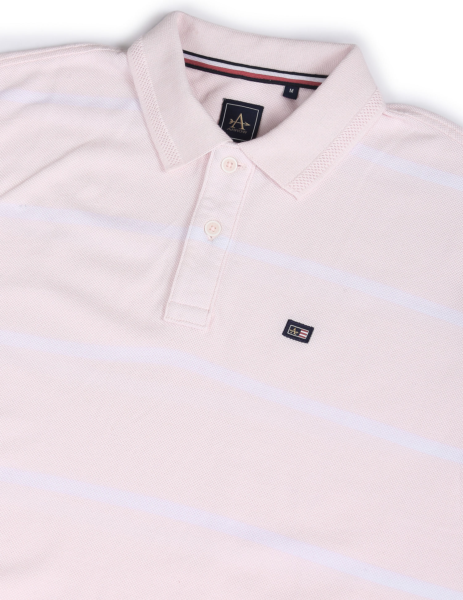 Arrow Sports Pocket Striped Polo Shirt