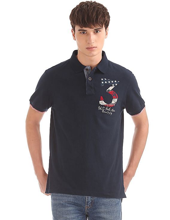 U.S. Polo Assn. Denim Co. Muscle Fit Jersey Polo Shirt