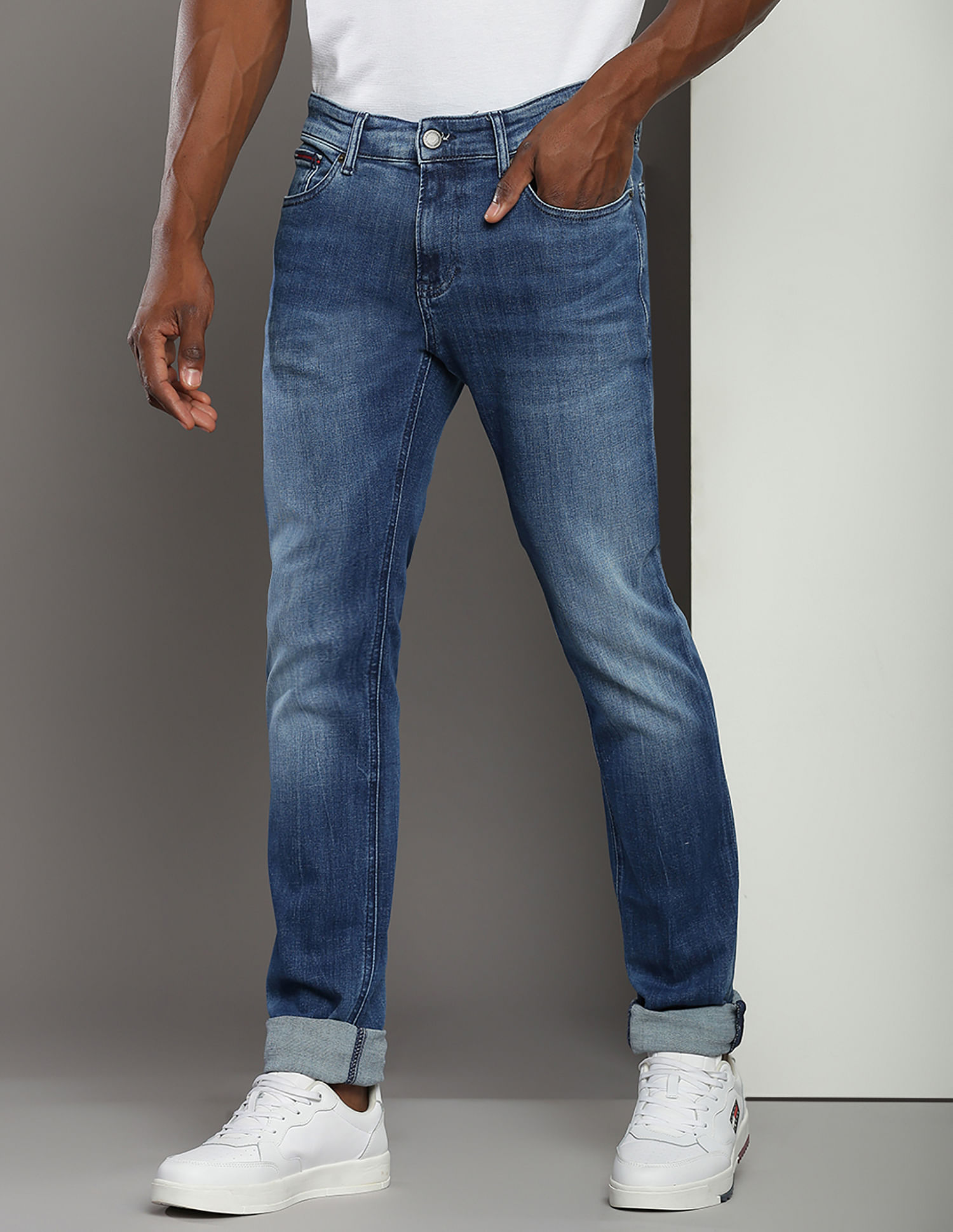 Tommy Hilfiger Recycled Cotton Scanton Slim Fit Jeans