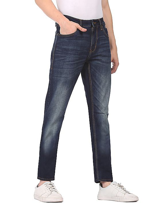 Flying Machine Michael Slim Tapered Fit Mid Rise Jeans