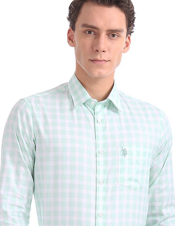 USPA Tailored Tailored Regular Fit Check Shirt