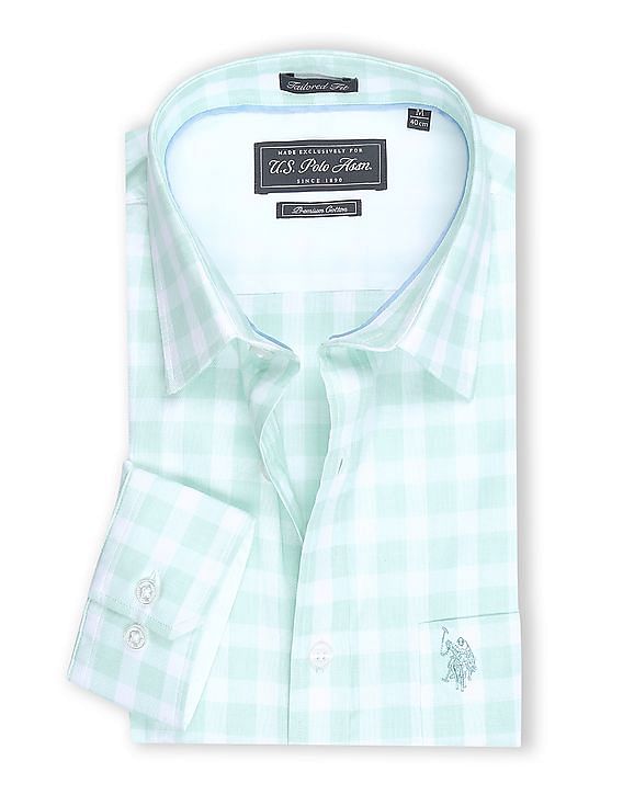 USPA Tailored Tailored Regular Fit Check Shirt