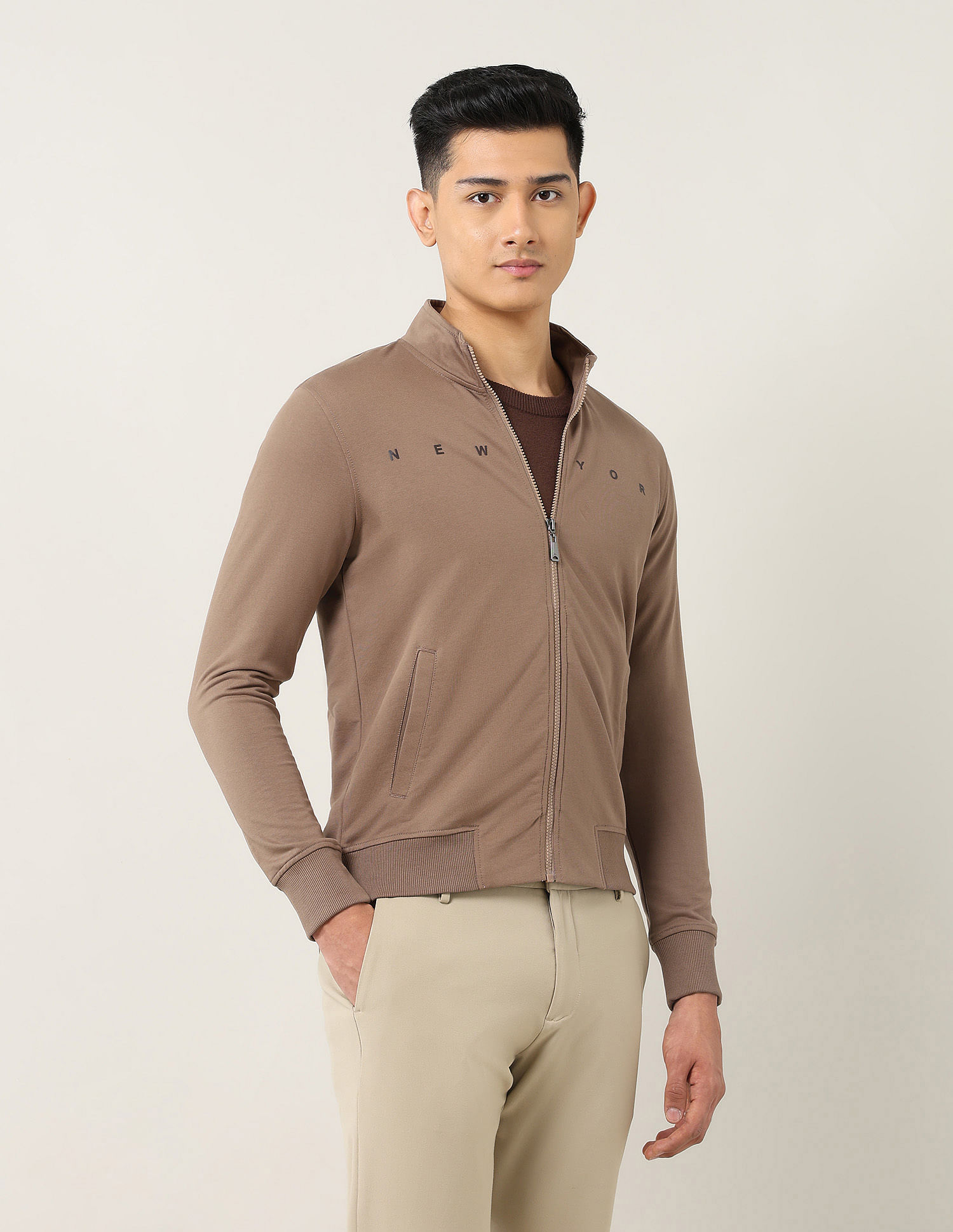 Arrow Sport Regular Fit Printed Sweatshirt