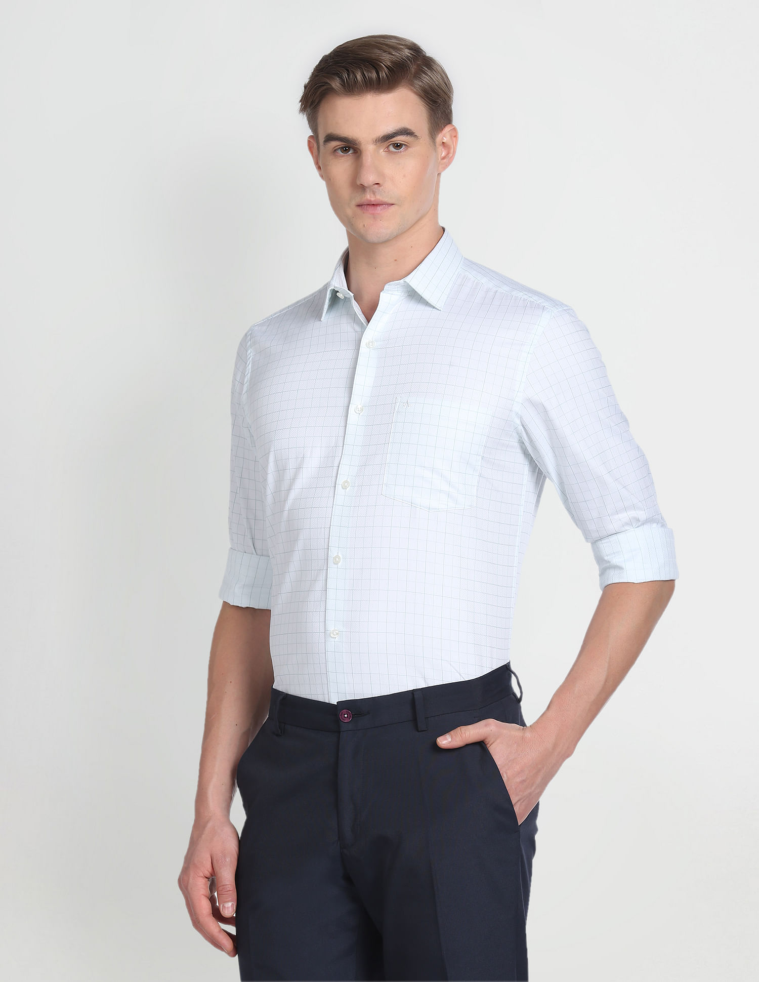 Arrow Graph Check Formal Shirt