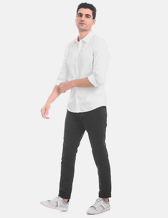 Calvin Klein Men's Slim Fit Dress Pant, Black, 30W x 30L at Amazon Men's  Clothing store