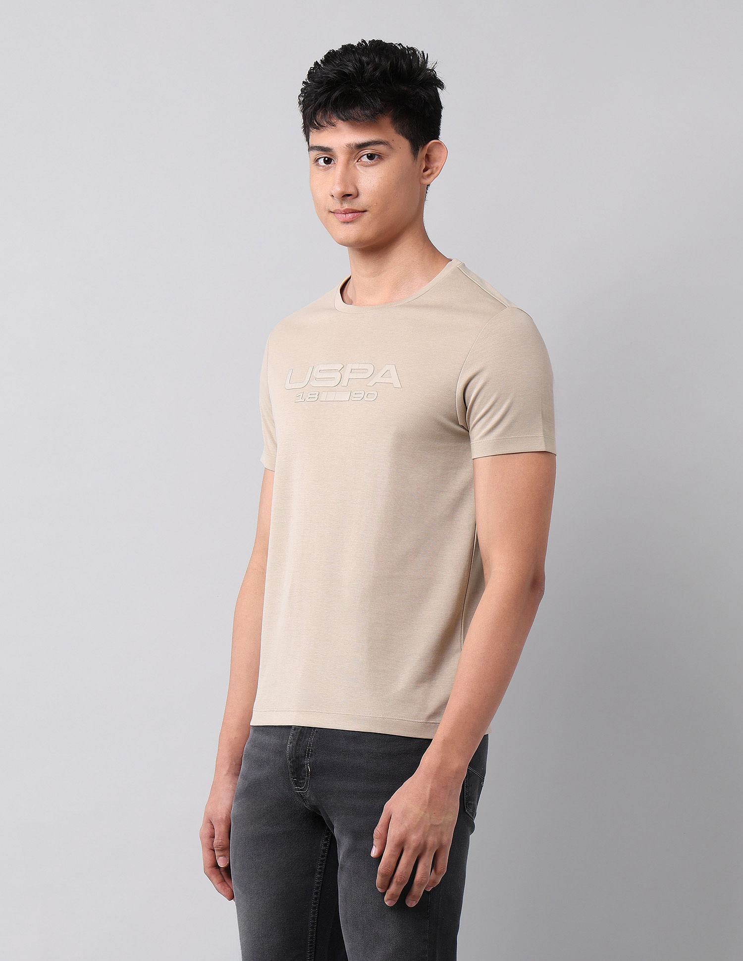 U.S. Polo Assn. Denim Co. Brand Embossed Black Label T-Shirt