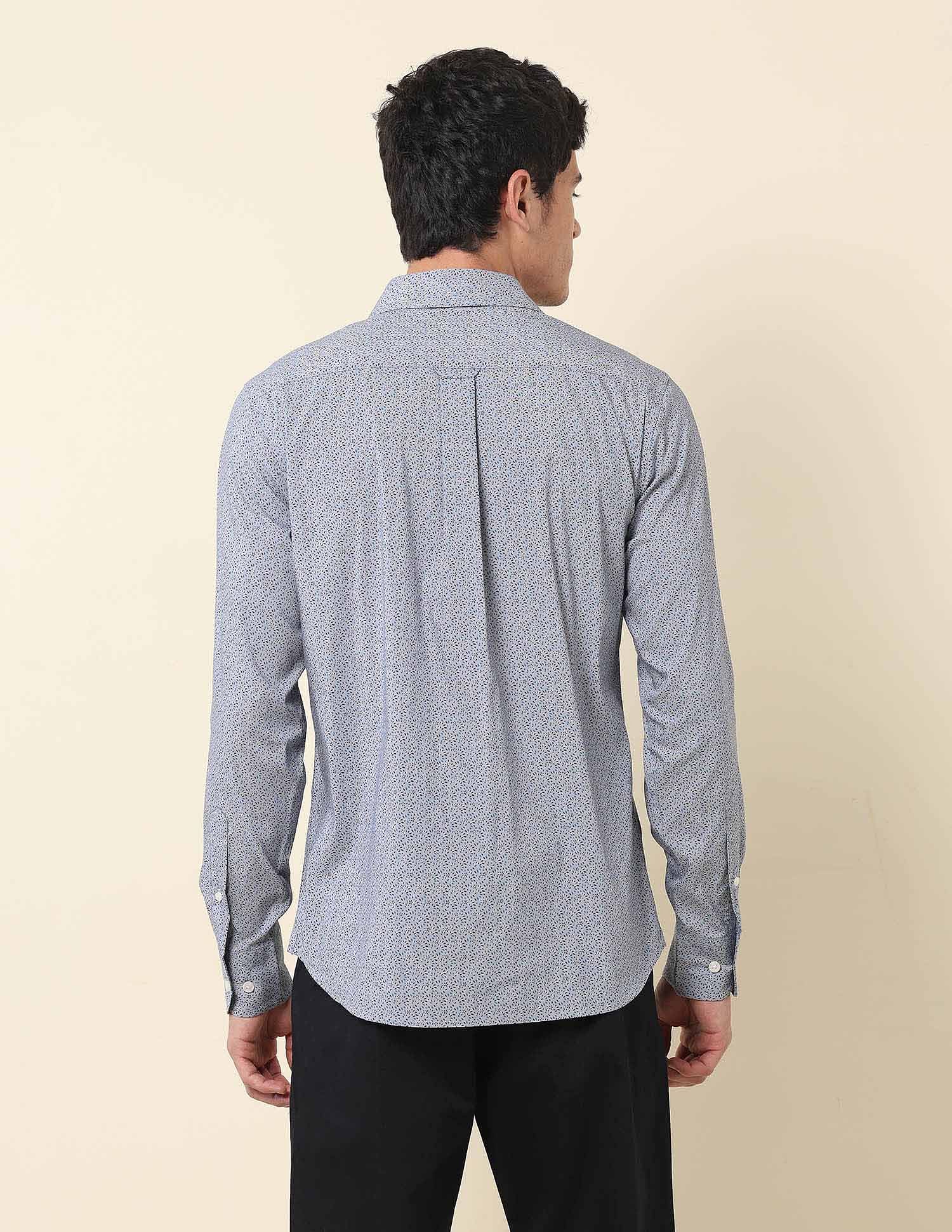 U.S. Polo Assn. Tailored Fit All-Over Printed Shirt