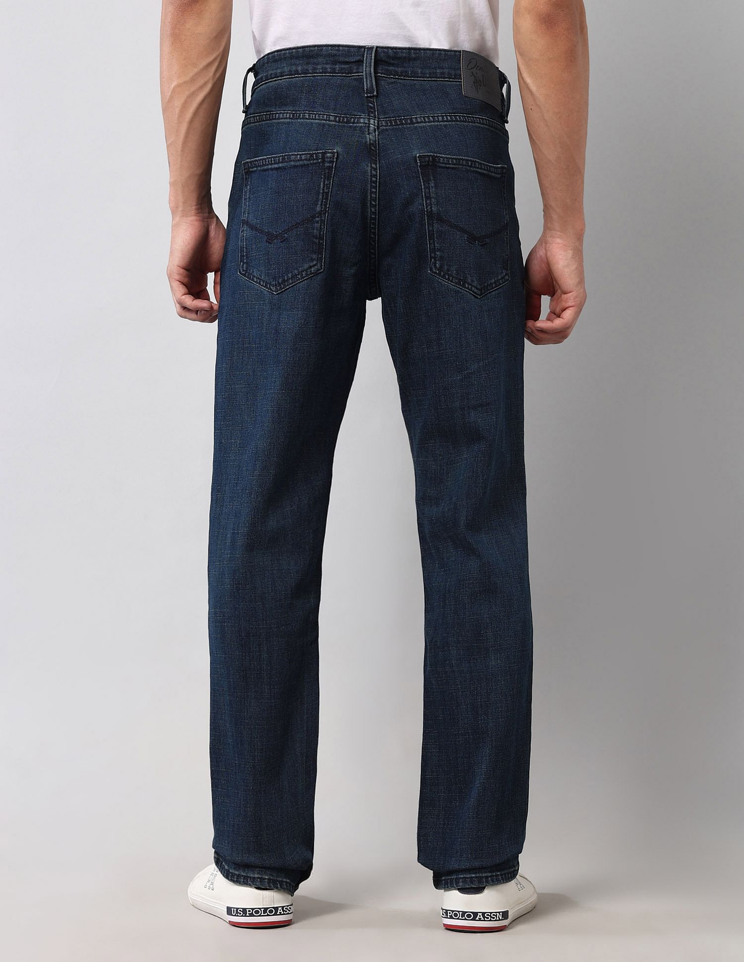 U.S. Polo Assn. Denim Co. Harold Slim Straight Fit Blue Vintage Jeans
