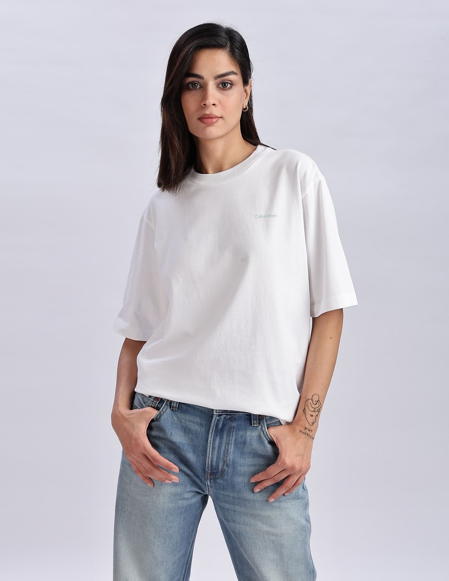 Calvin Klein Jeans Relaxed fit Typography Cotton T-Shirt