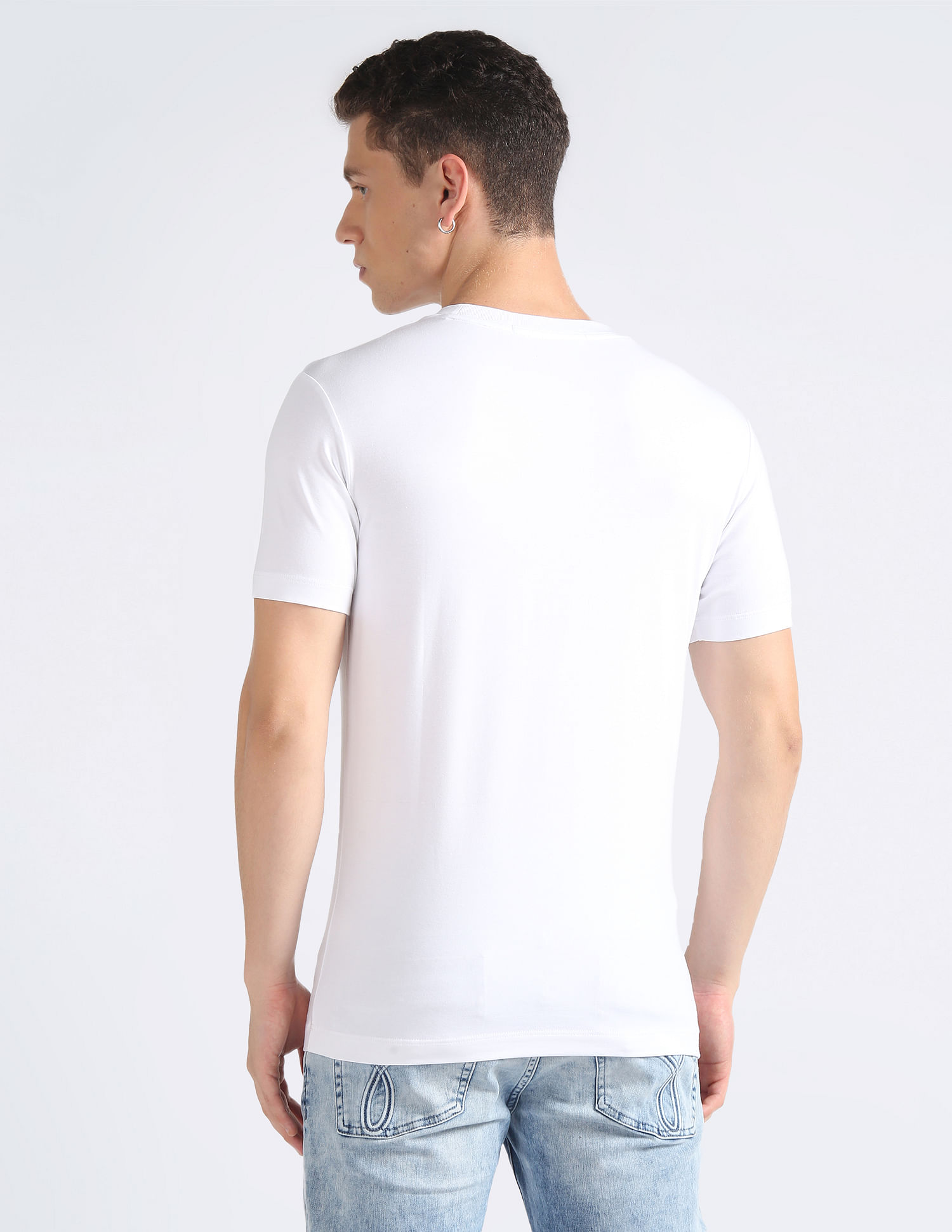 Calvin Klein Crew Neck Solid T-Shirt