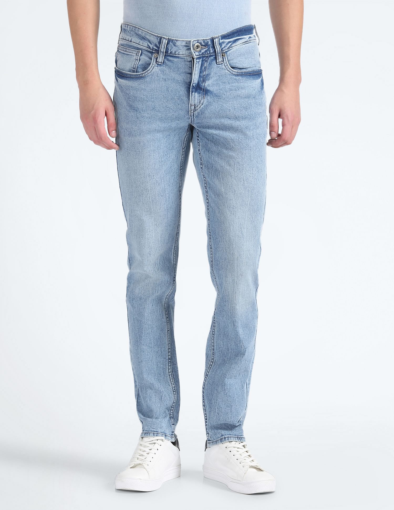 Flying Machine Mid Rise Jackson Skinny Fit Jeans