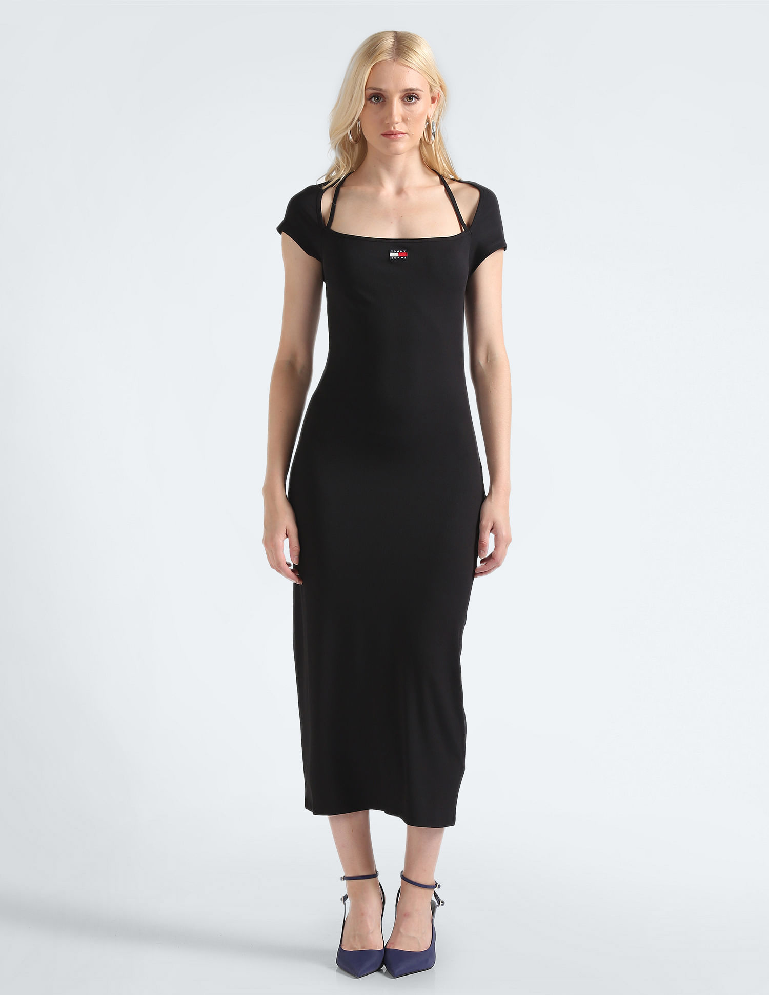 Tommy Hilfiger Mini Badge Ribbed Dress