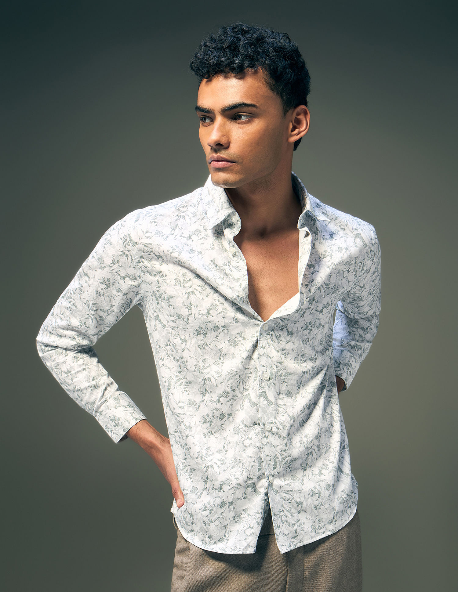 Flying Machine Regular Fit Printed Shirt
