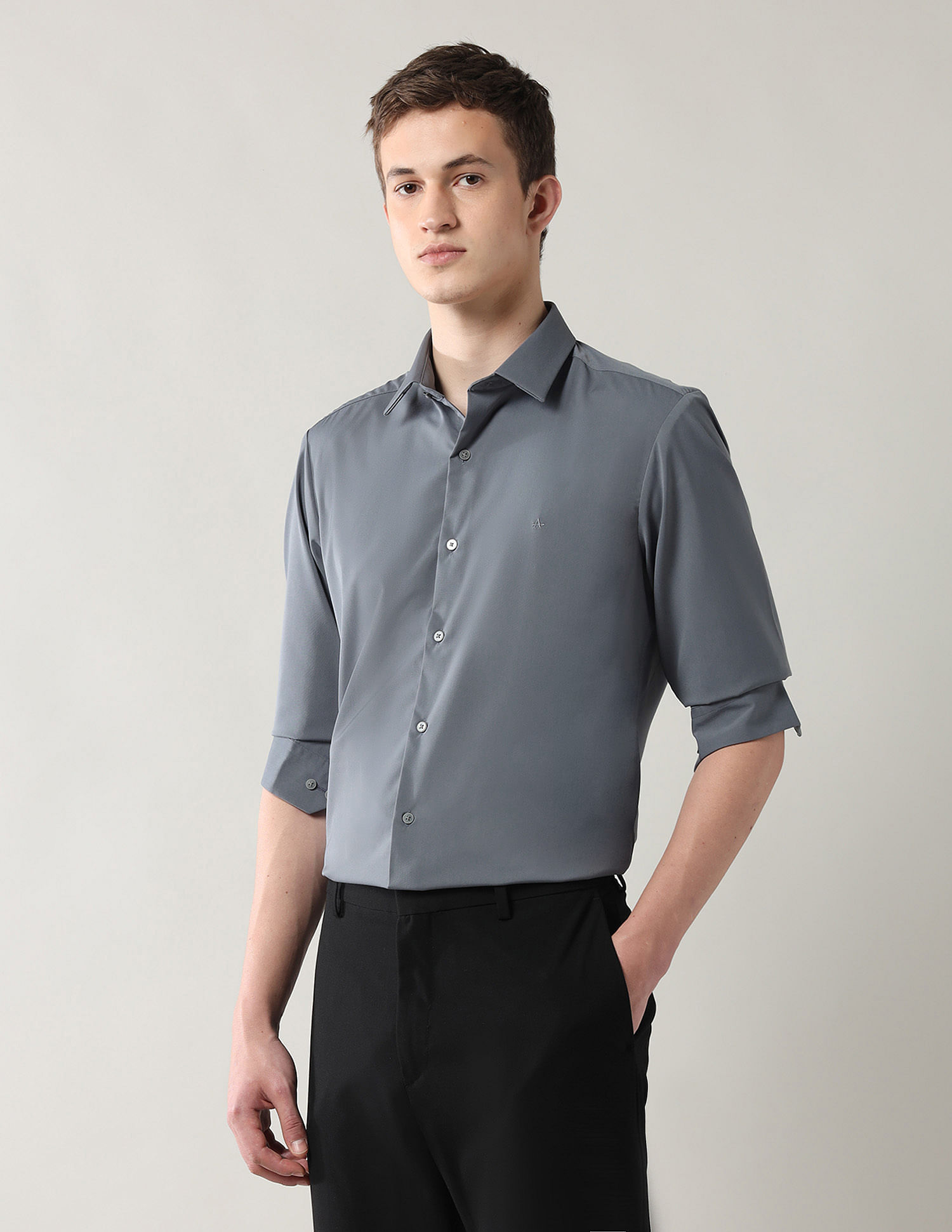 Arrow Newyork Brooklyn Ultra Slim Fit Twill Shirt
