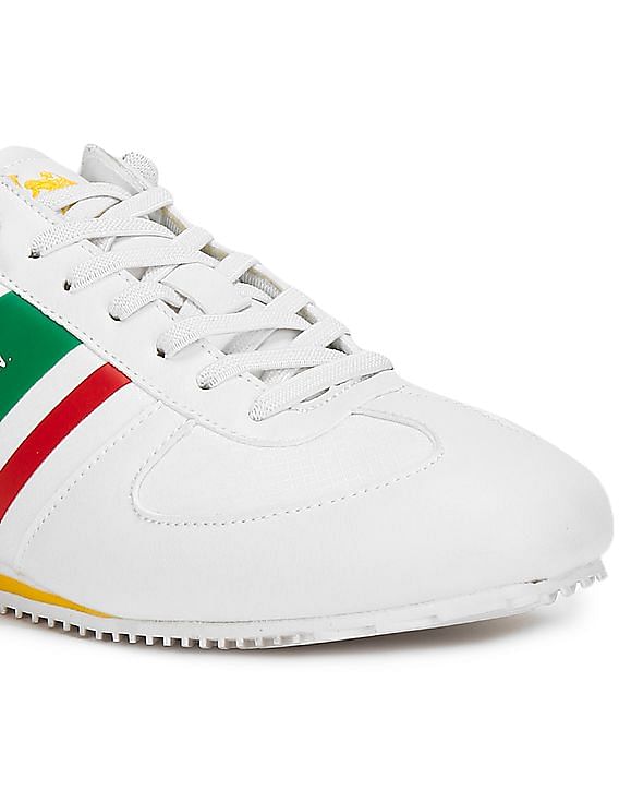 U.S. Polo Assn. Men Panelled Brand Stripe Nemsy Sneakers