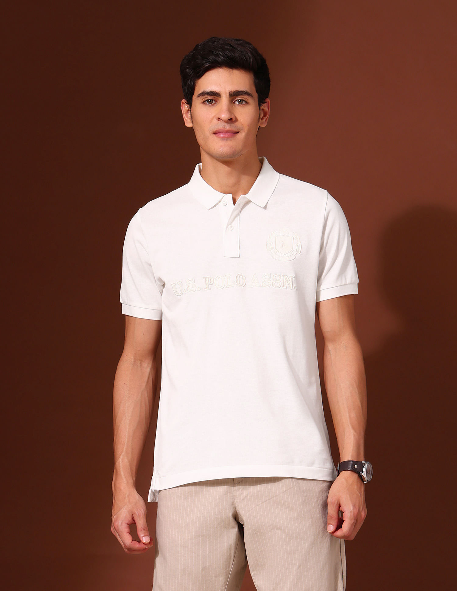 U.S. Polo Assn. Brand Embroidered Classic Polo Shirt