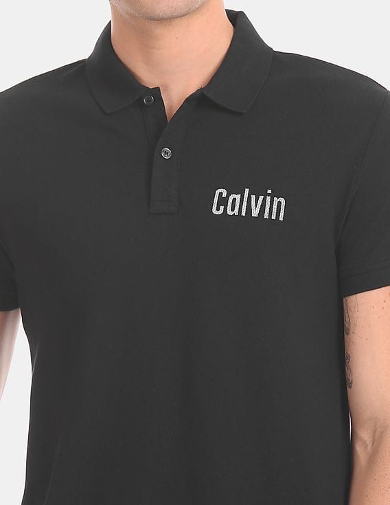 Buy Calvin Klein Men Black Slim Fit 