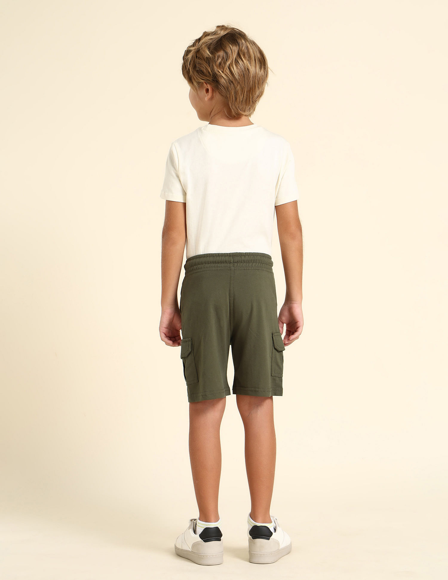 U.S. Polo Assn. Kids Boys Pure Cotton Regular Fit Shorts