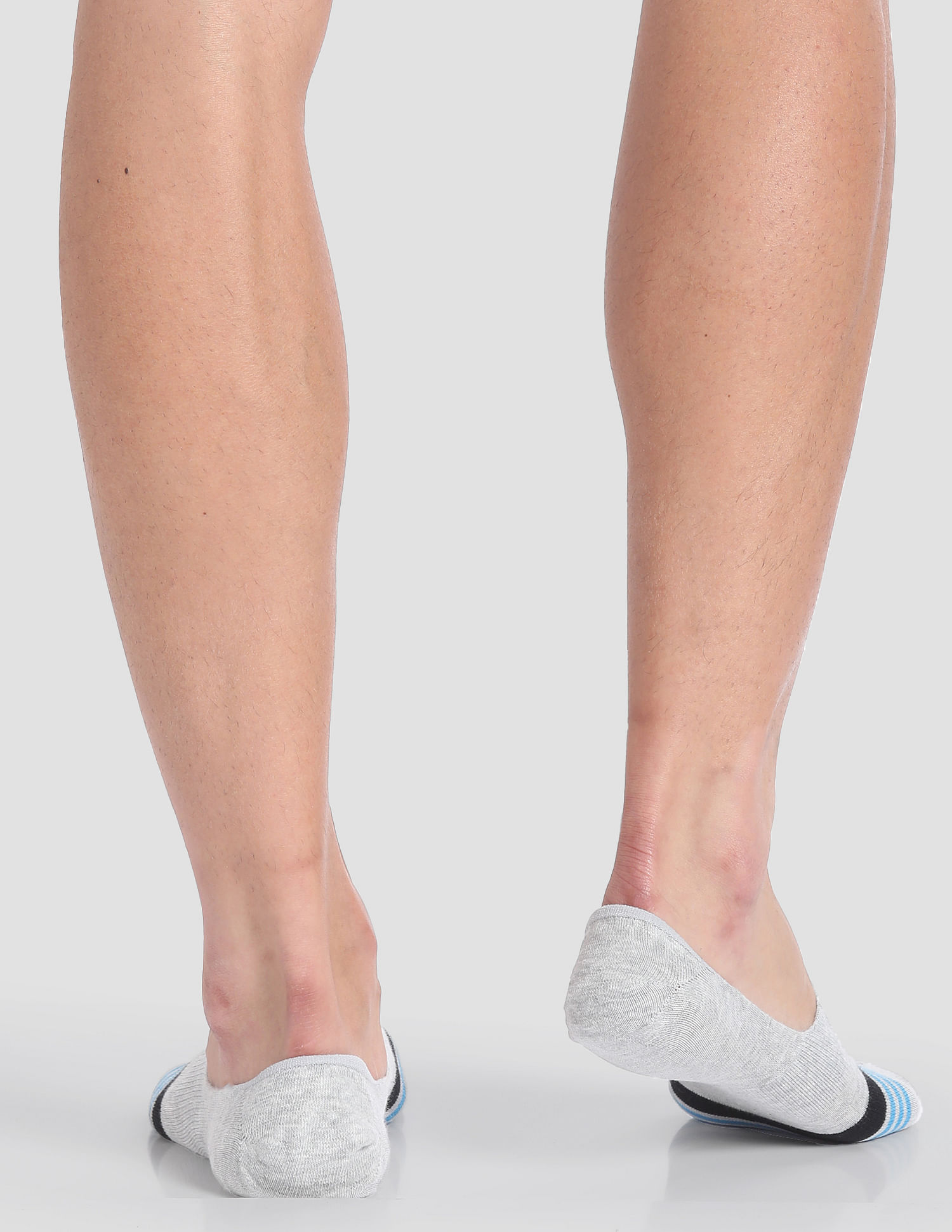 USPA Innerwear Silicone Grip No Show I646 Socks - Pack Of 3