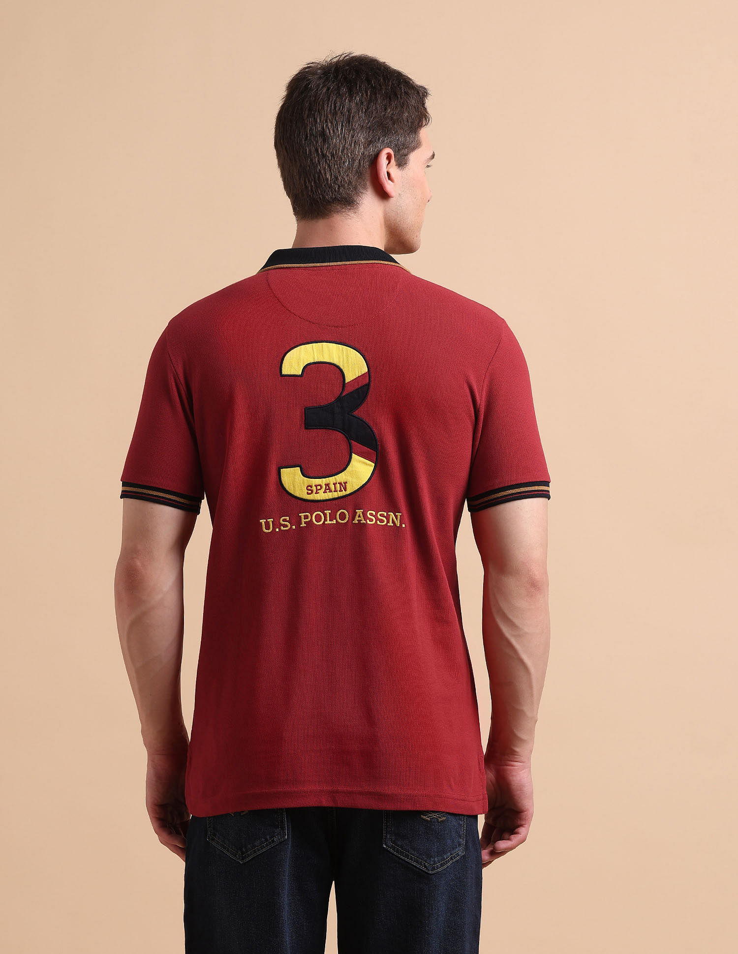 U.S. Polo Assn. Slim Fit Iconic Number Polo Shirt