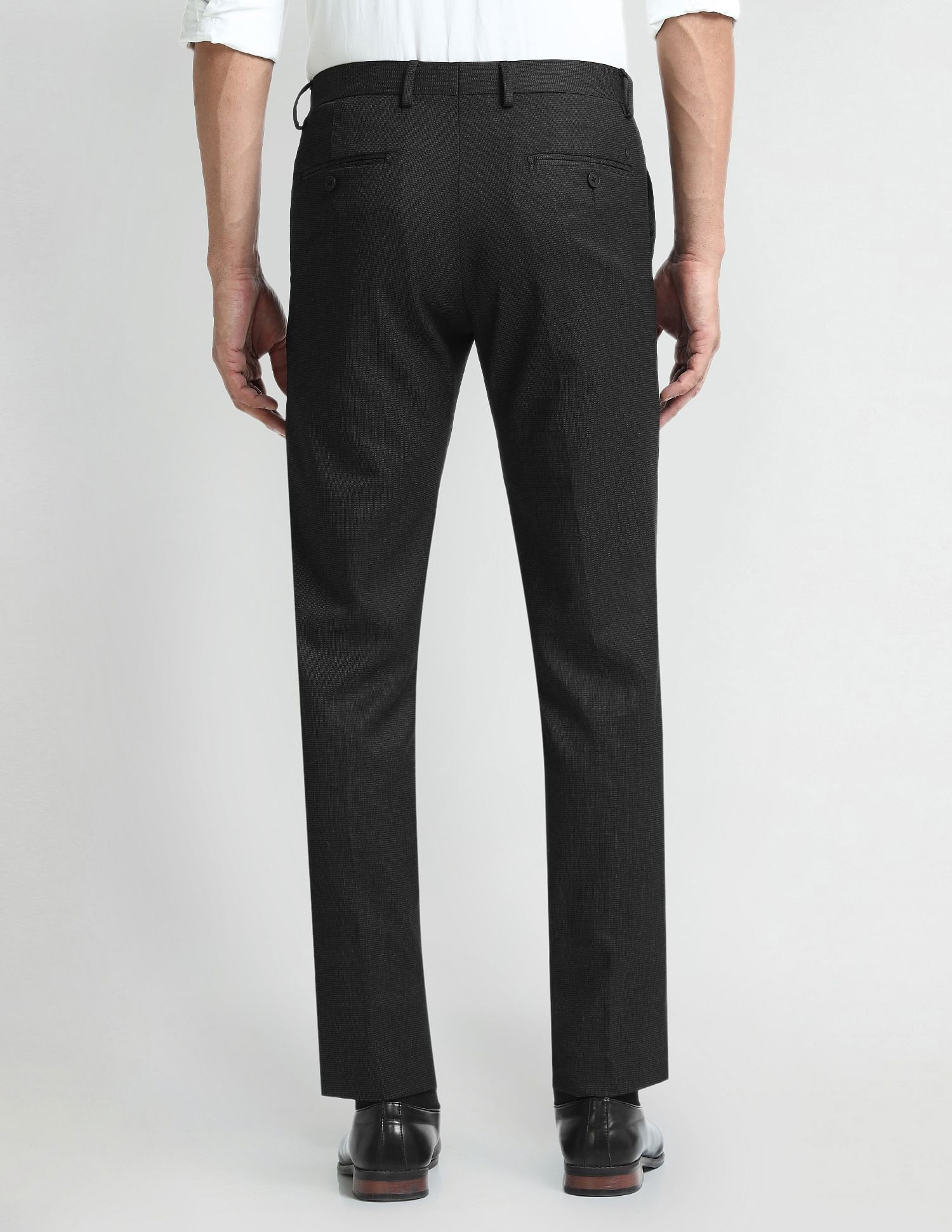 Arrow Mid Rise Tapered Fit Trousers