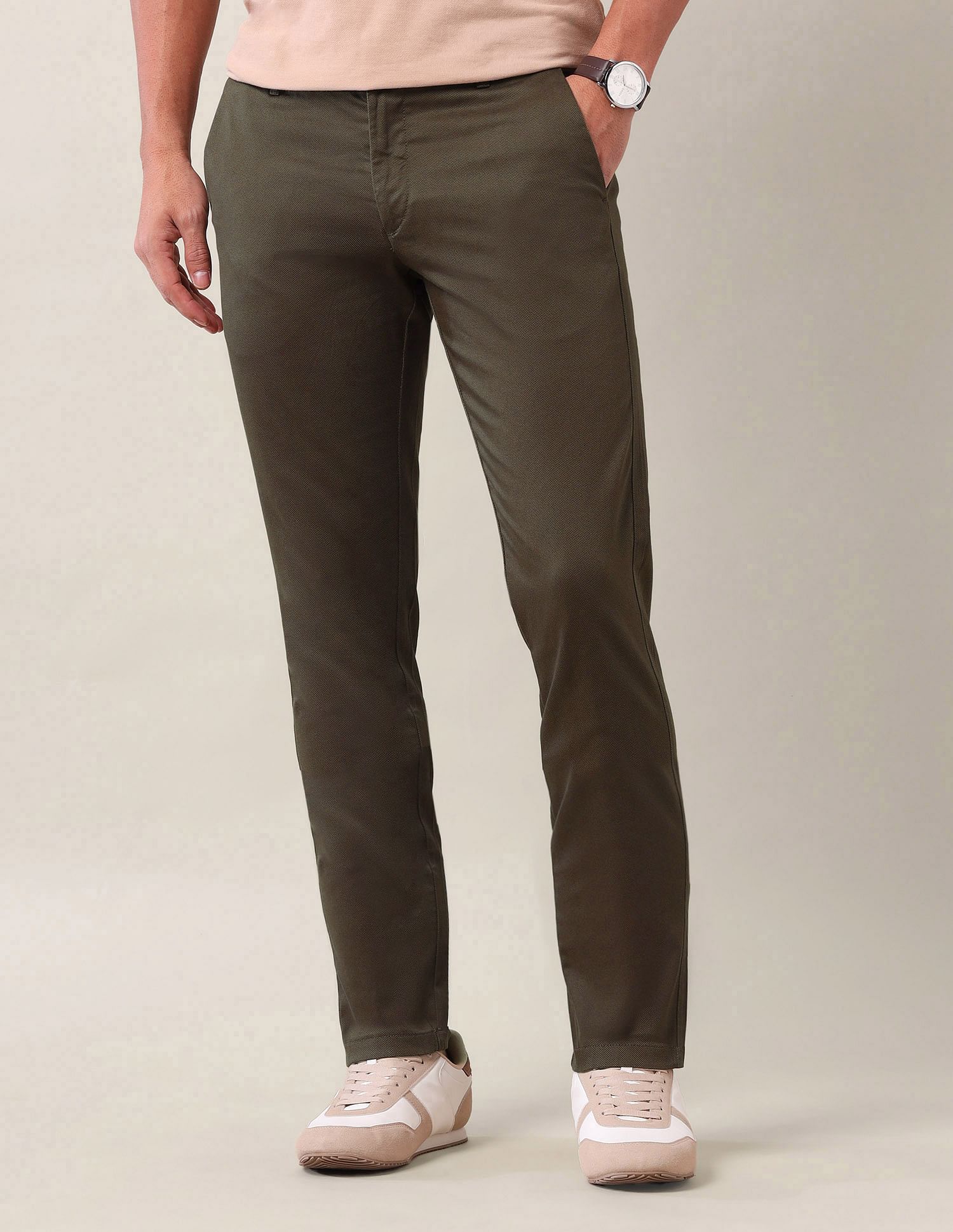 U.S. Polo Assn. Denver Slim Fit Mid Rise Trousers