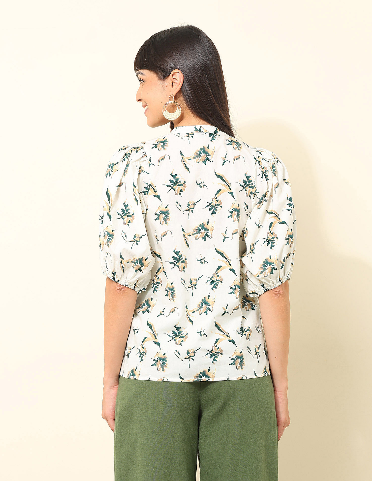 U.S. Polo Assn. Women Floral Printed Regular fit Shirt