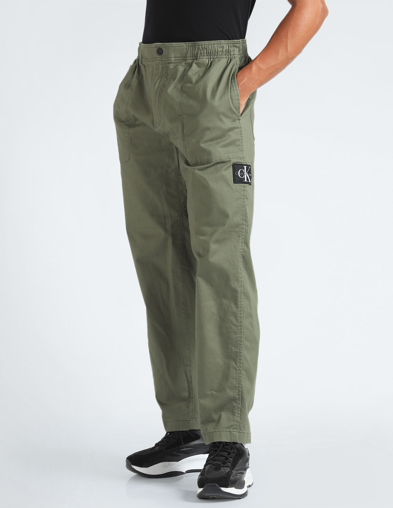 Calvin Klein Recycled Cotton Relaxed Trousers