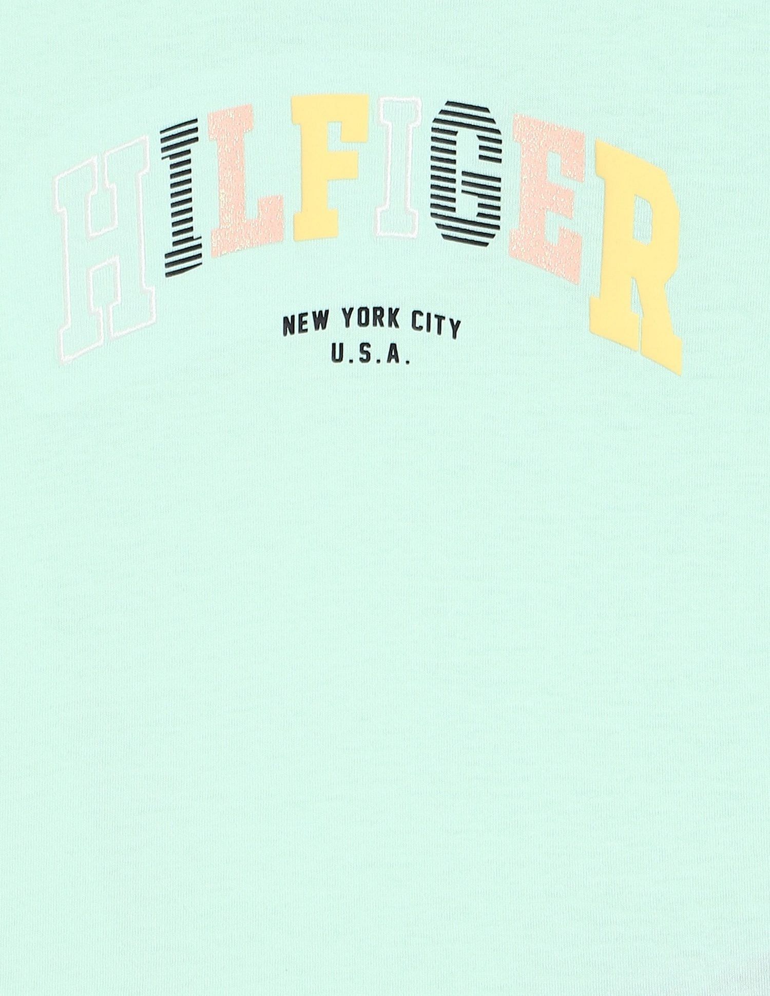 Tommy Hilfiger Girls Green Logo T-Shirt