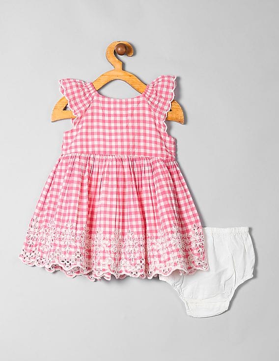 gap pink eyelet dress Baby & Toddler Floral Eyelet Bow Dress