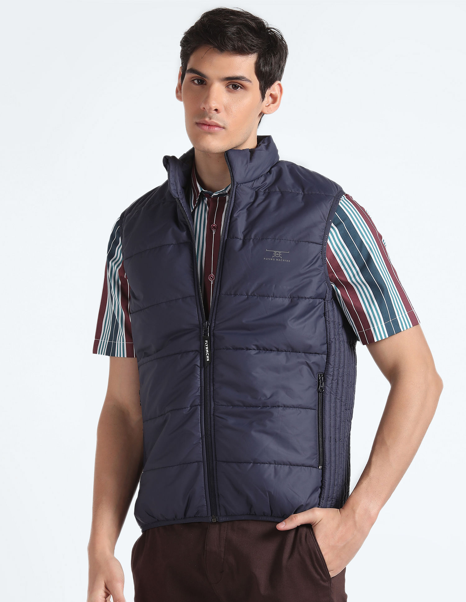 Flying machine sale sleeveless jackets