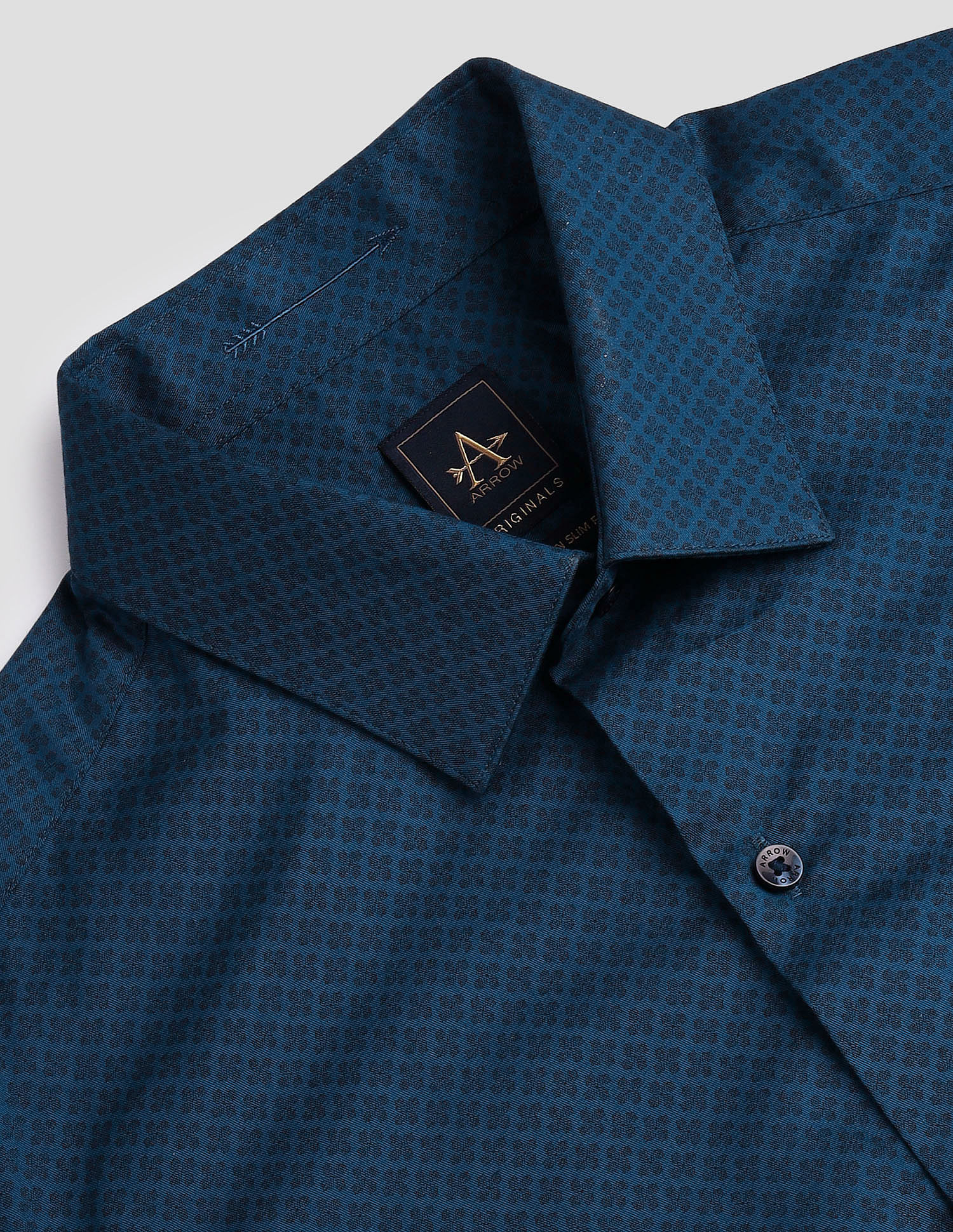 Arrow Geometric Print Pure Cotton Shirt