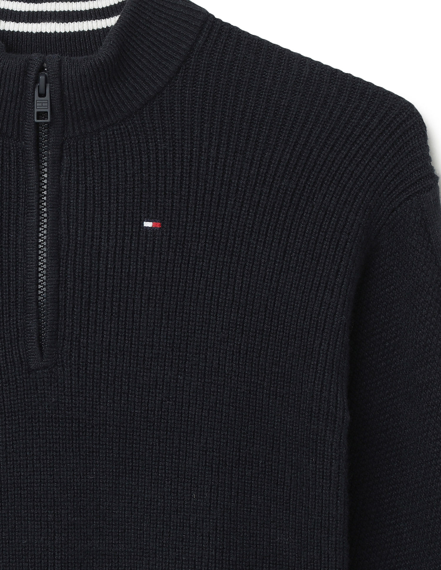Buy Tommy Hilfiger Kids Boys Turtleneck Half Zip Sweater