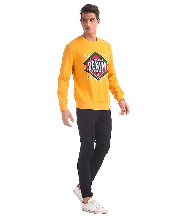 U.S. Polo Assn. Crew Neck Printed Sweatshirt