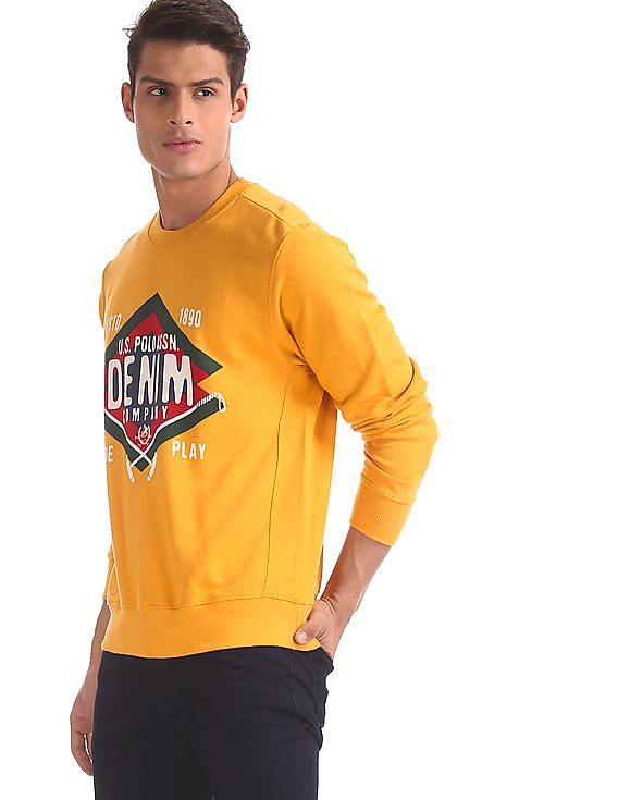 U.S. Polo Assn. Crew Neck Printed Sweatshirt