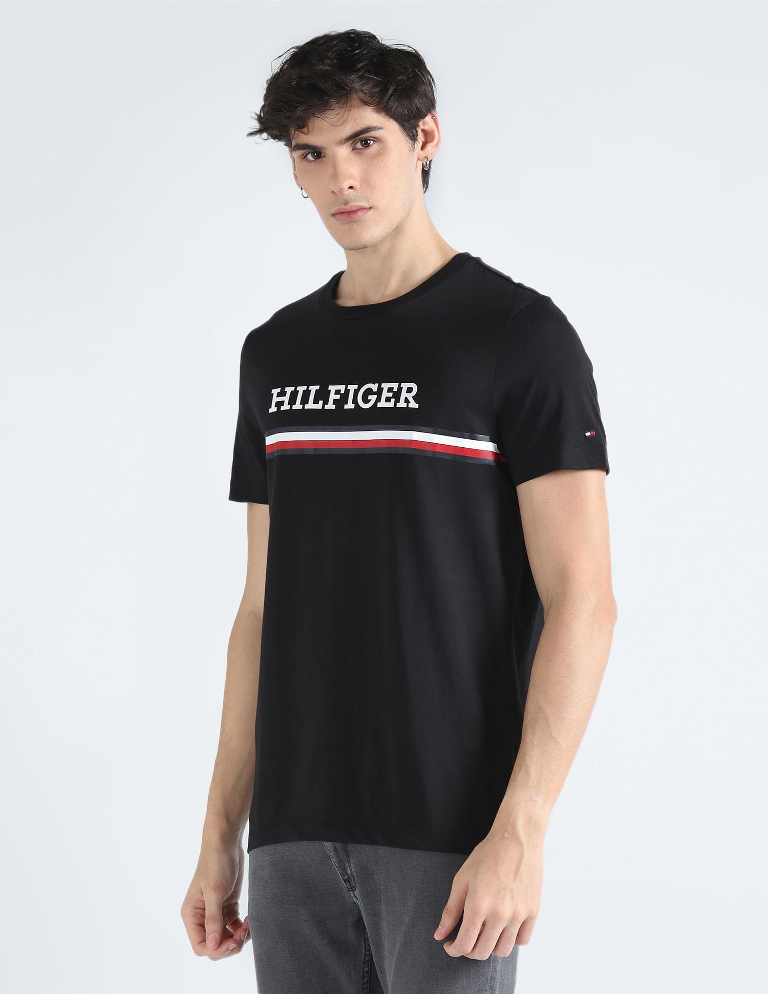 Tommy Hilfiger Monotype Stack Logo Slim T-Shirt
