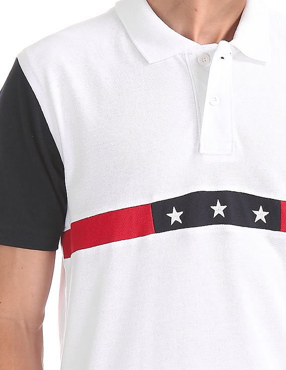 U.S. Polo Assn. Regular Fit Colour Block Polo Shirt