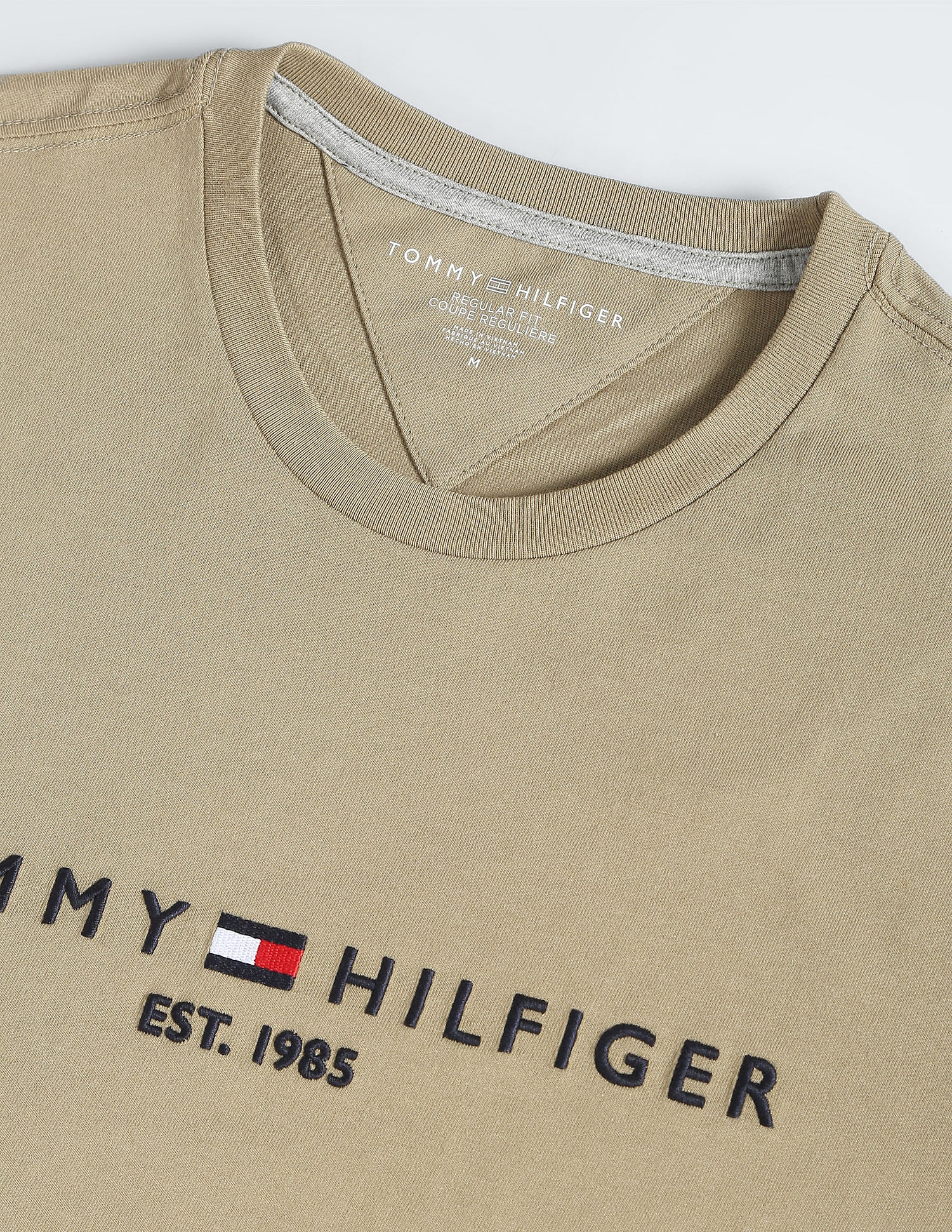 Buy Tommy Hilfiger Embroidered Logo Cotton T-Shirt 