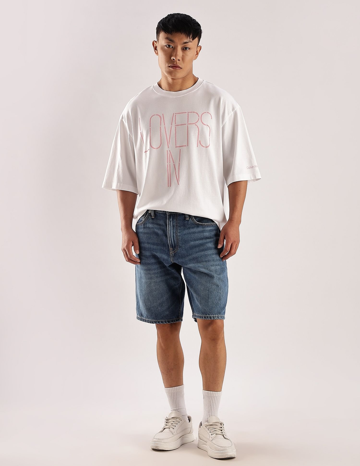 Calvin Klein Jeans Printed Regular Fit Cotton T-Shirt