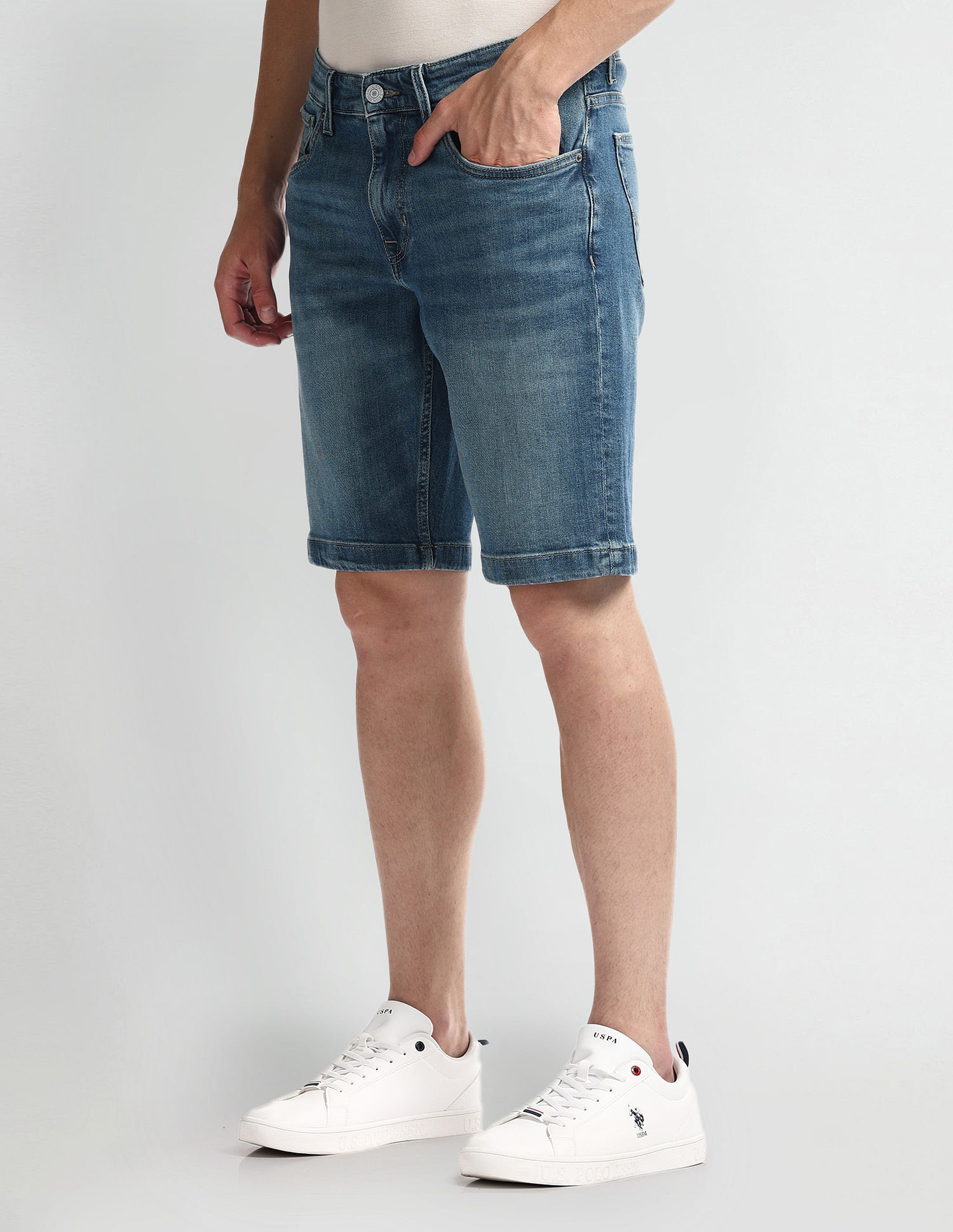 U.S. Polo Assn. Denim Co. Comfort Slim Fit Denim Shorts