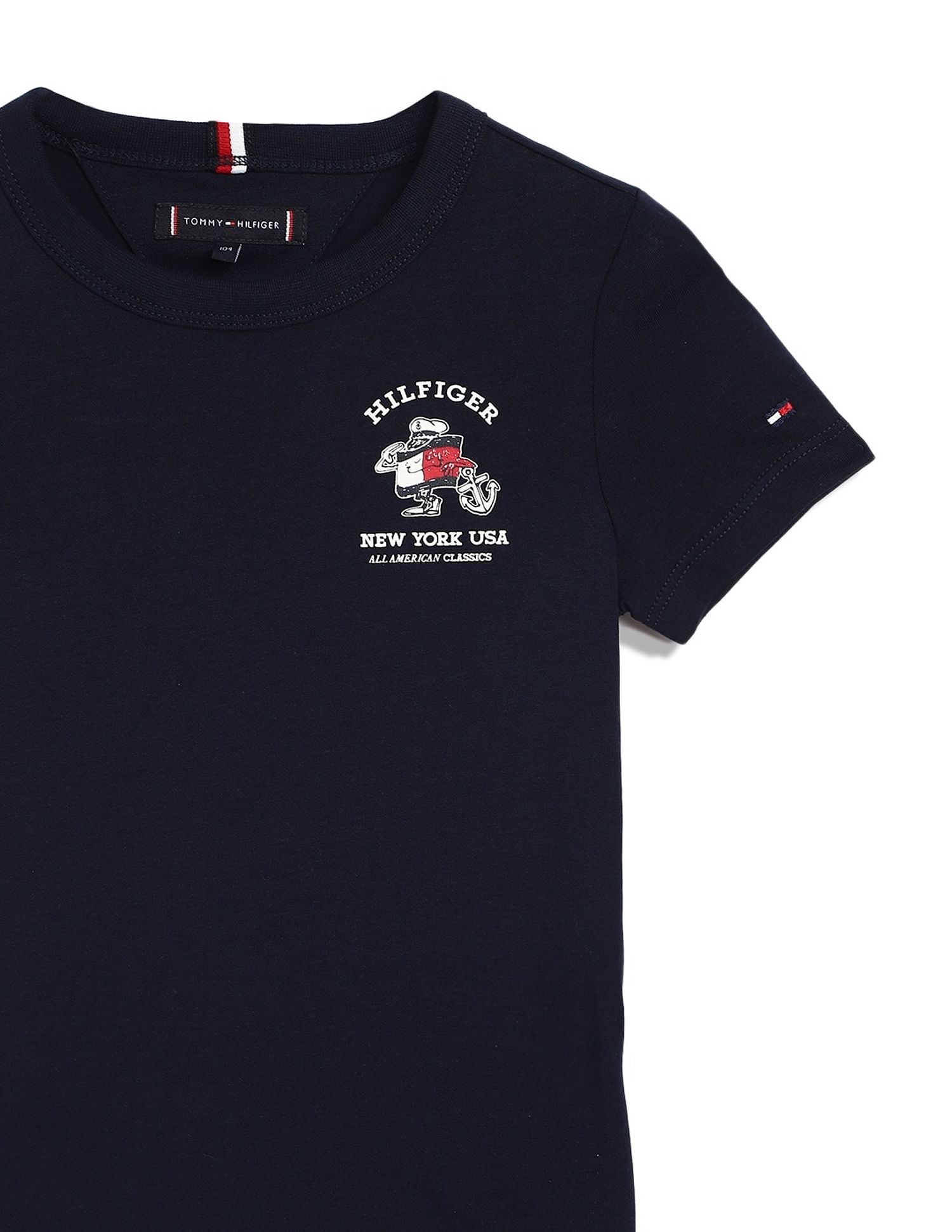 Tommy Hilfiger Kids Boys Graphic Regular-Fit Cotton T-Shirt