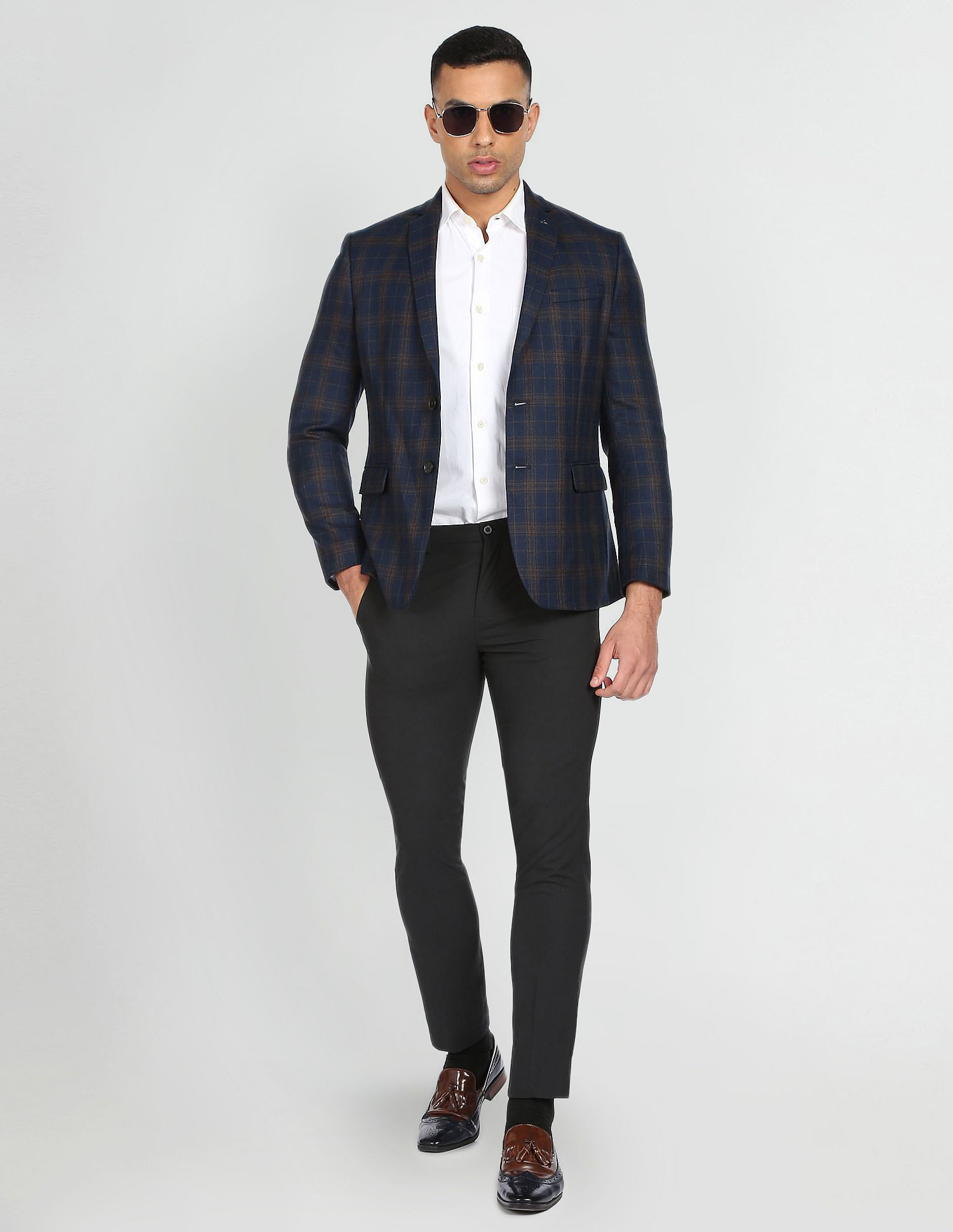 Arrow Tweed Check Blazer