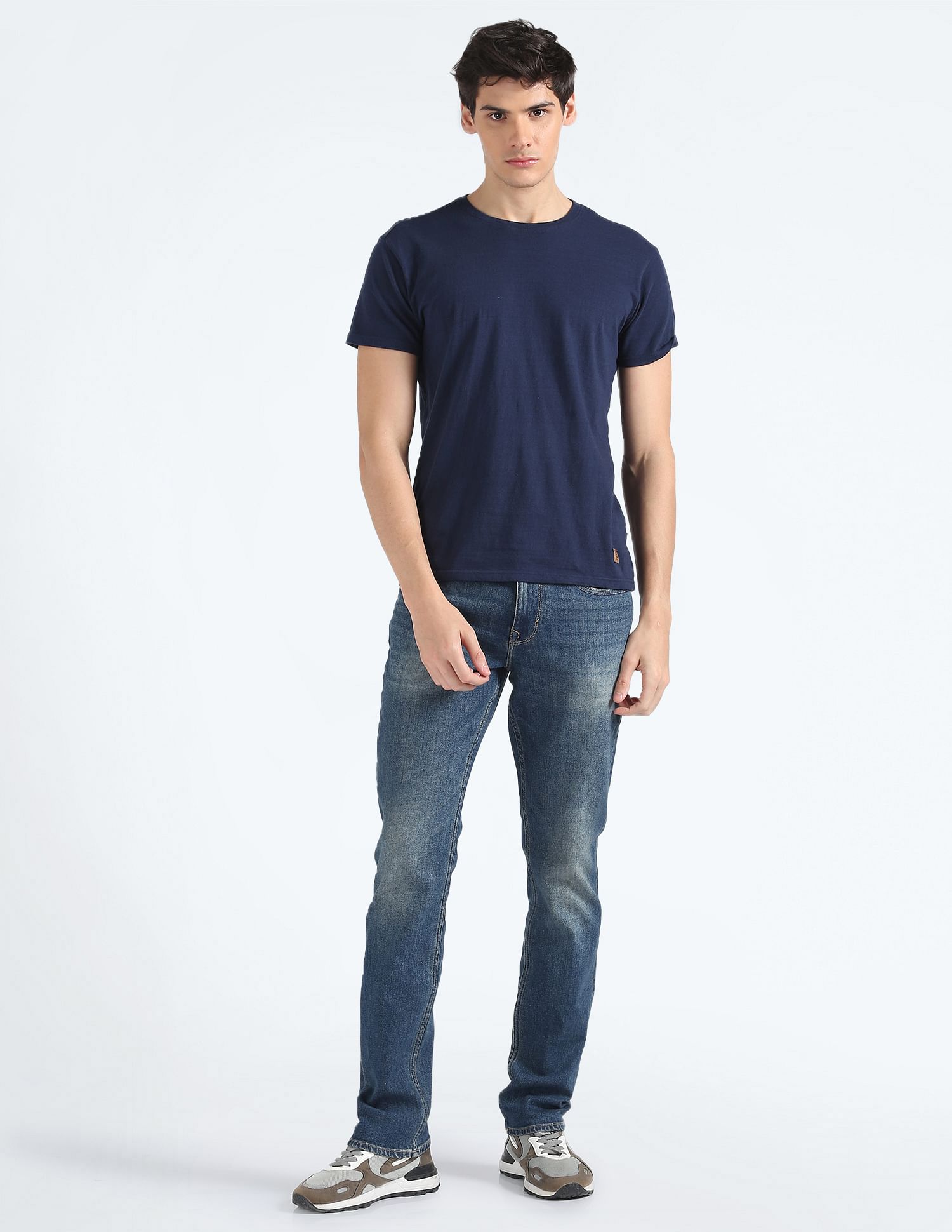 Flying Machine Freddie Slim Straight Twill Jeans