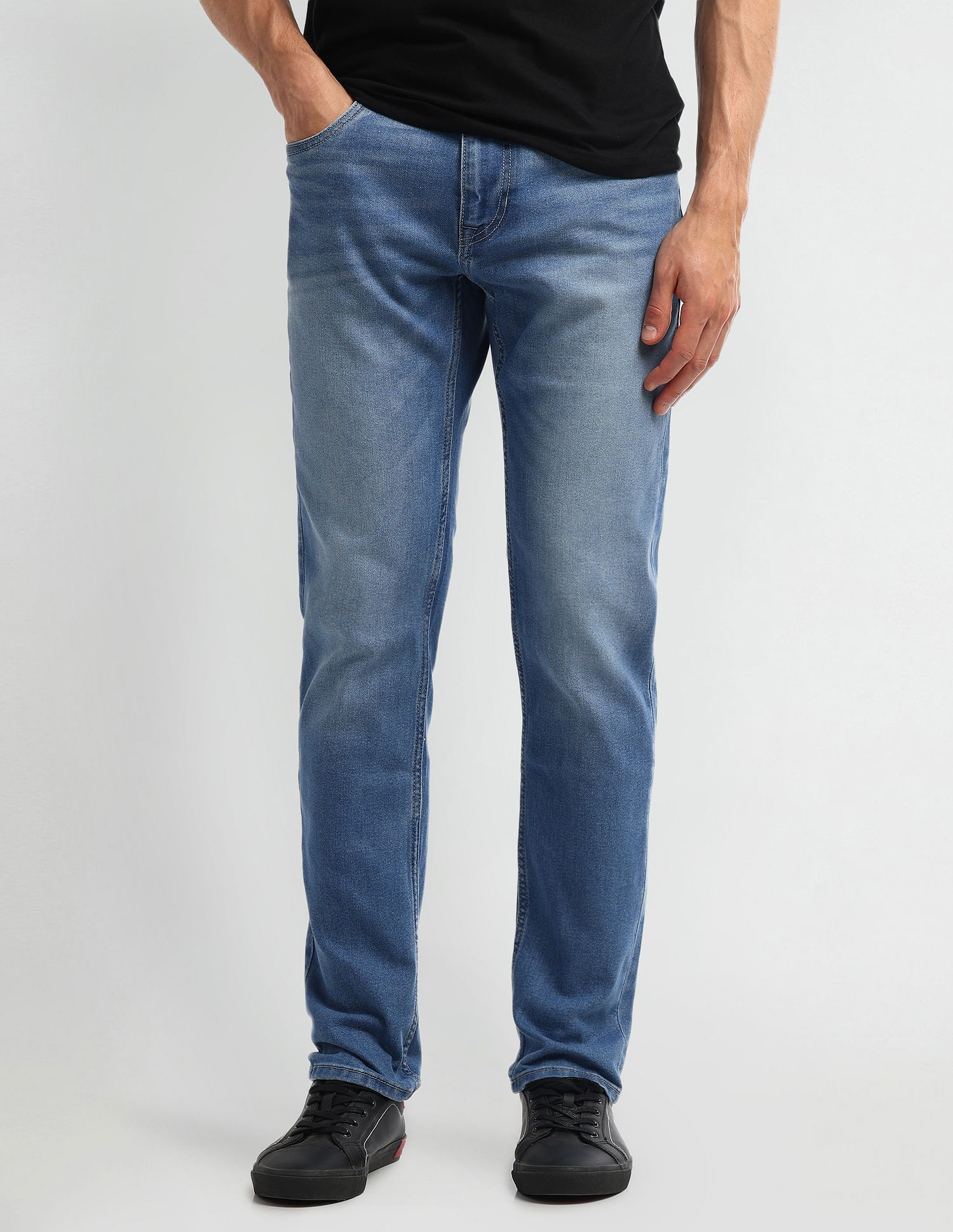 U.S. Polo Assn. Denim Co. Brandon Slim Tapered Blue Jeans