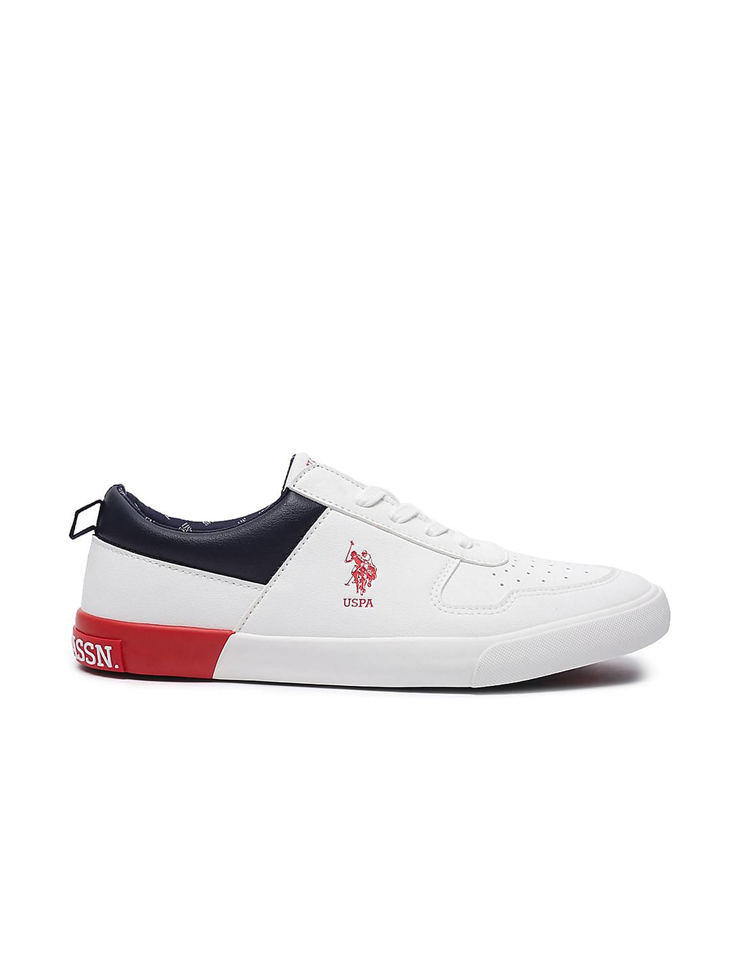 U.S. Polo Assn. Men Colourblocked Clanal 3.0 Sneakers