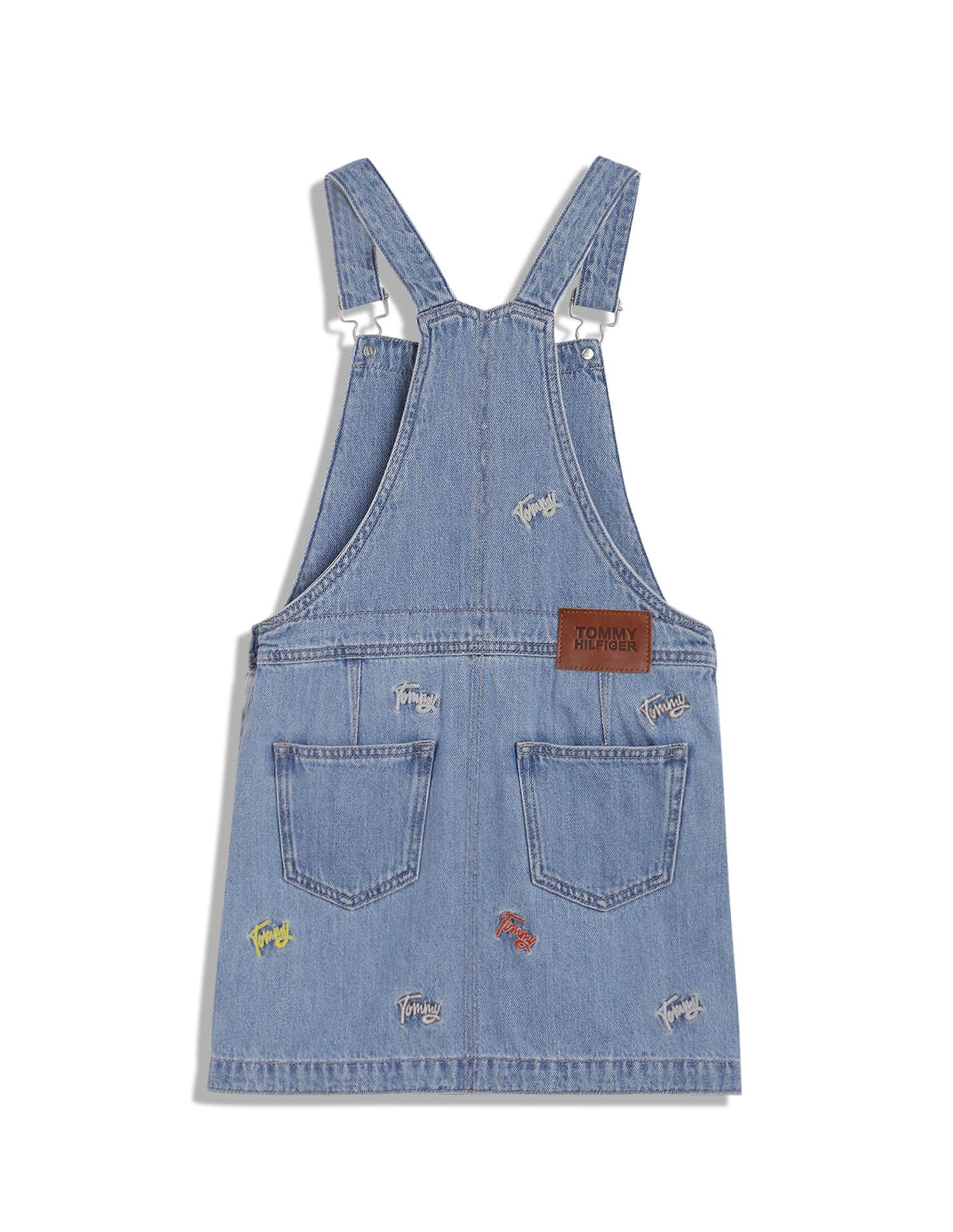 Buy Tommy Hilfiger Kids Girls Brand Embroidered Dungaree Dress - NNNOW.com Buy Tommy Hilfiger Kids Girls Brand Embroidered Dungaree Dress - NNNOW.com