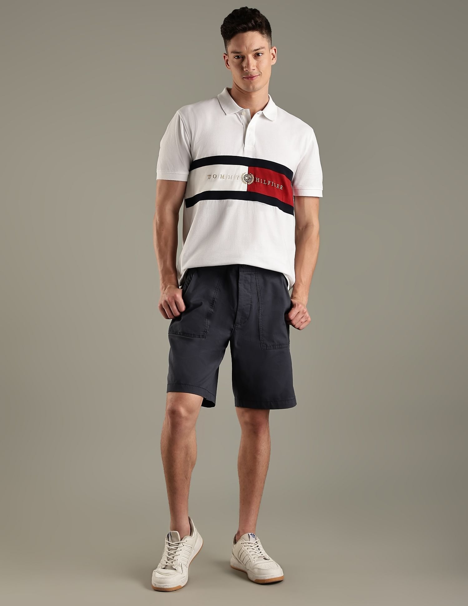 Tommy Hilfiger Colorblock Regular-Fit Cotton Polo Shirt