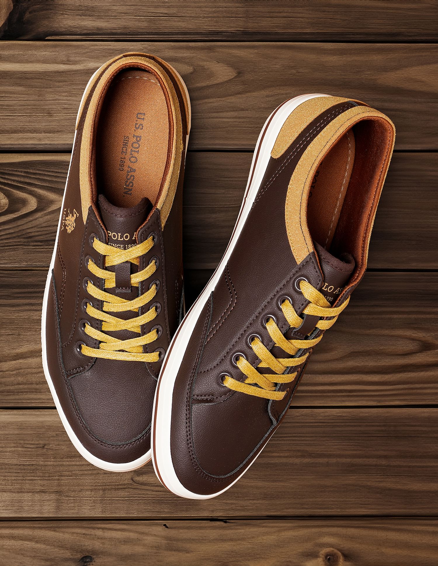 U.S. Polo Assn. Men Contrast Trim Monton 4.0 Sneakers